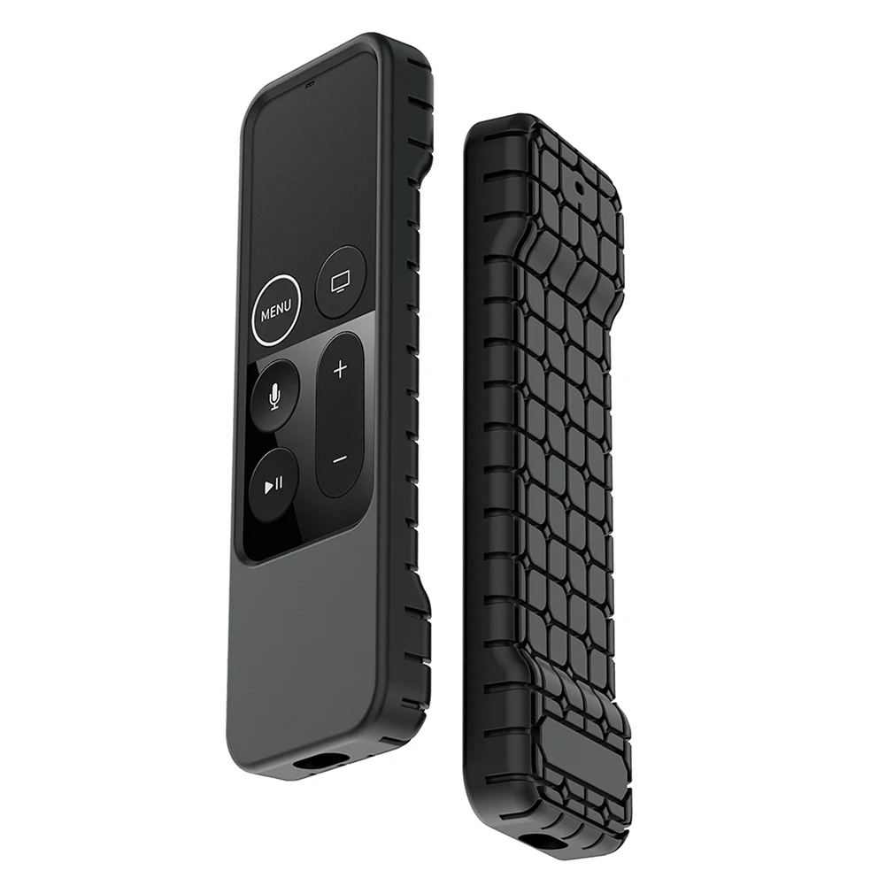 

Waterproof Dustproof Shock Proof Silicone Protective Case Cover Lightweight Anti Slip Rectangle For Apple TV 4K Remote Control