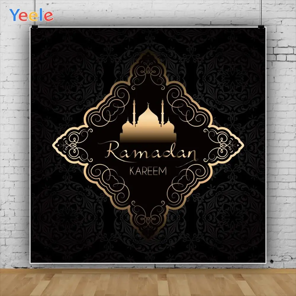 Yeele Eid Mubarak Wreath Ramadan Festival Kareem Circle Photographic Background Wallpapers Photography Backdrop For Photo Studio