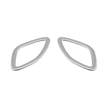 

2pcs (Left Hand Side Driving Only) ABS Matte Dashboard Upper Air Vent Outlet Cover Trim For Opel Astra K 2016 2017