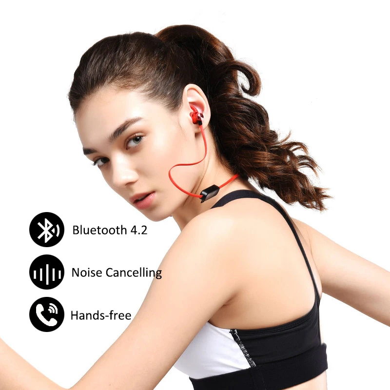 NEW Big promotion sport Portable MP3 player wireless earphone MP3 Player waterproof headset mp3 music player walkman lettore mp3