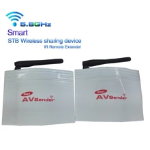 536 With EU Adapter 5.8GHz Wireless 200m AV Sender TV Audio Video Transmitter Receiver ok for FPV with IR Signal Extension