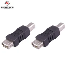 2,0 USB Разъем 2,0 A гнездовой разъем к B штекер подключить usb-адаптер для принтера USB AF К BM кабель конвертер