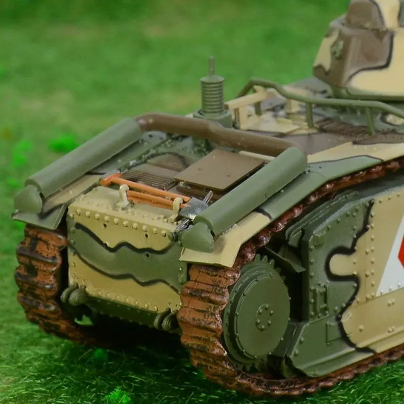 Предварительно построенный 1/72 масштаб Char B1 французский средний танк пробиваемый автомобиль Хобби Коллекционная готовая пластиковая модель