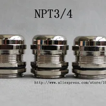 1 шт NPT3/4 никелевые латунные кабельные втулки водонепроницаемые разъемы применяются к кабелю 13-18 мм