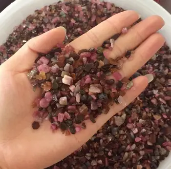 

5mm--9mmNatural Colorful Tourmaline Small Stones Crystal Tourmaline Rock Chips natural stones 500g