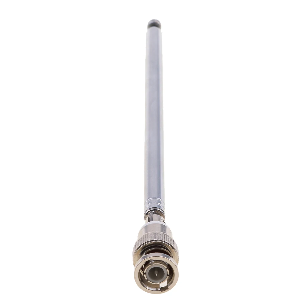 7 Sections Handheld Antenna Telescopic Scanner Antenna With BNC Male Connector 168mm Telescopic Antenna For Radio Television Etc