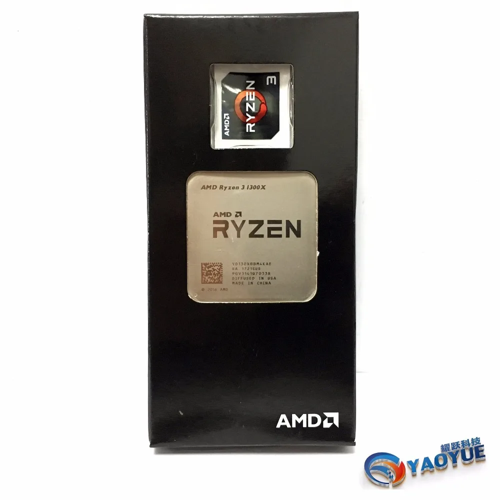 AMD Ryzen 3 1300X компьютер четырехъядерный процессор AM4 настольный процессор в штучной упаковке