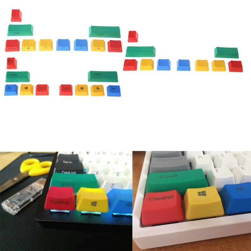1 Set PBT 10 Keys Keycap RGBY Mechanical Keyboard Add-on Kit OEM Cherry height New Design High Quality 1 Set PBT 10 Keys Keycap RGBY Mechanical Keyboard Add-on Kit OEM Cherry height New Design High Quality