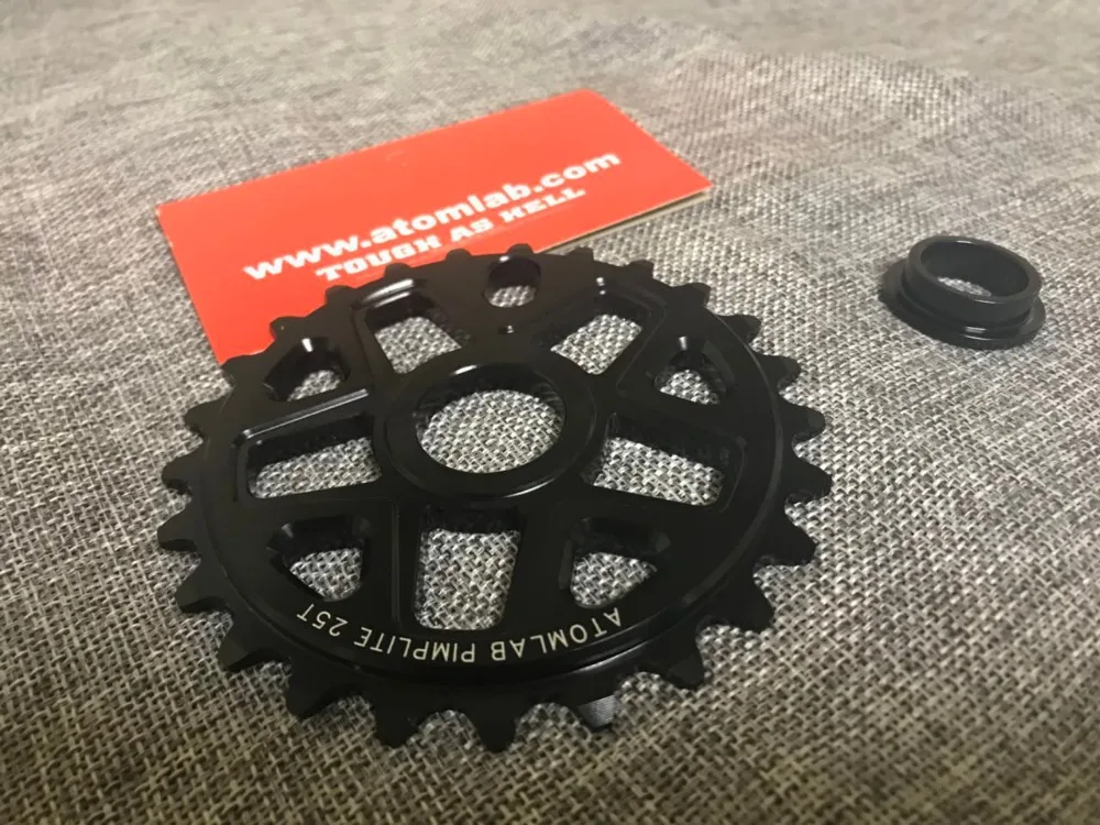 

Atomlad bmx sprocket 25T full CNC 7075-T6 chainwheel bmx sprockets made in Taiwan 19mm adapter included