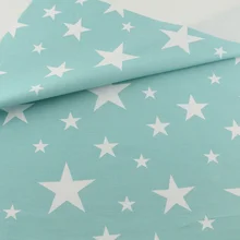 Синее постельное белье со звездами декоративная ткань хлопок ткань лоскутное домашний текстиль Лоскутная швейная ткань Ремесленная Teramila ткани Tecido