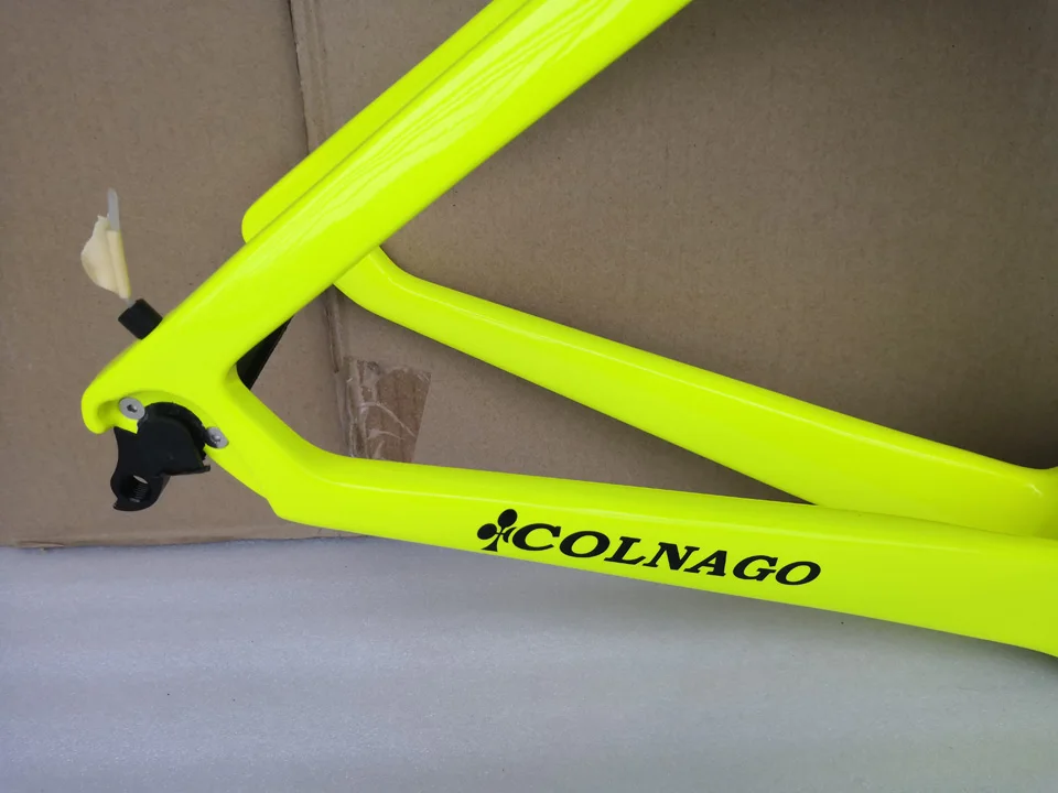 Новейший желтый paiting colnago concept T1000 UD гоночный полный карбоновый дорожный велосипед Полный набор велосипедных рам, много цветов