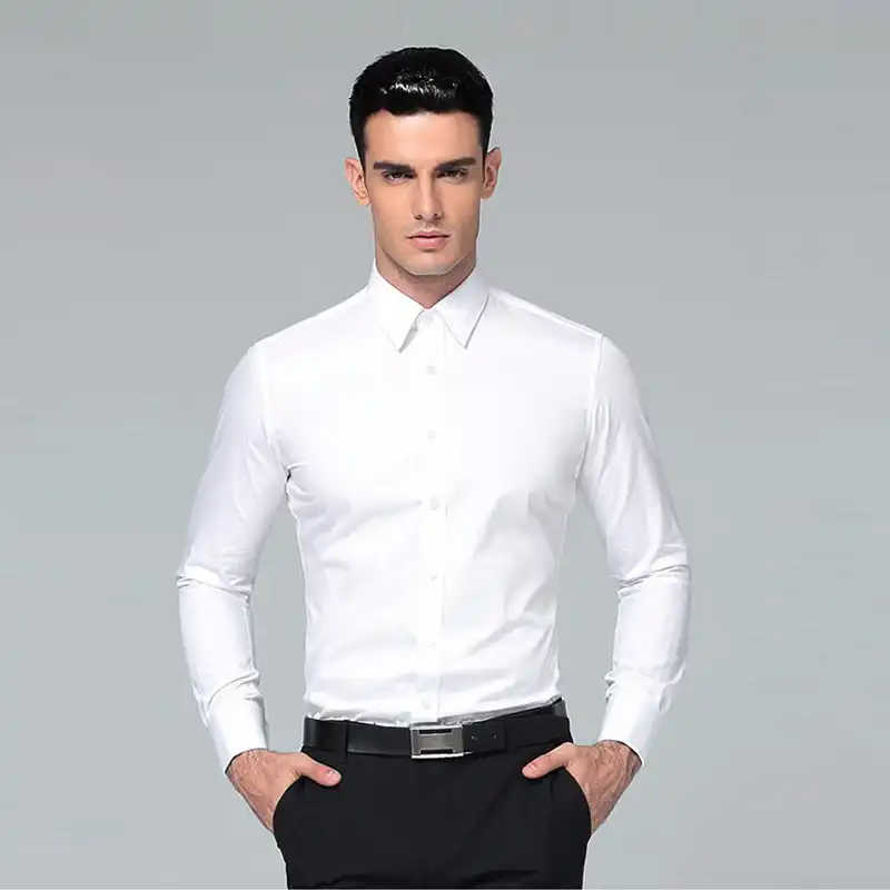 white suit shirt mens
