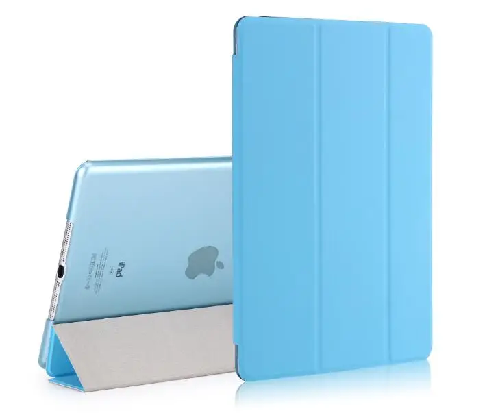 Чехол для нового iPad 9 7 2018 умный чехол из ПУ дюйма A1822 A1823 A1893 в твердой оболочке с