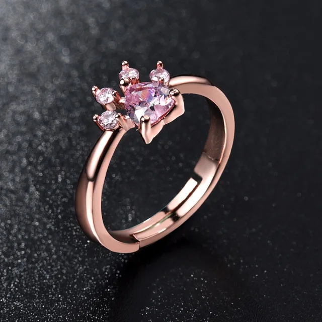 Dog Paw Wedding Ring Dog Paw Wedding Ring
