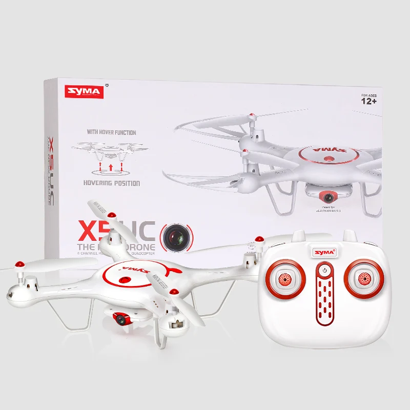 Обновления X5C последние SYMA X5UC вертолет с 2.0MP HD Камера Drone парение Функция обезглавленный модель один ключ земли Радиоуправляемый квадрокоптер