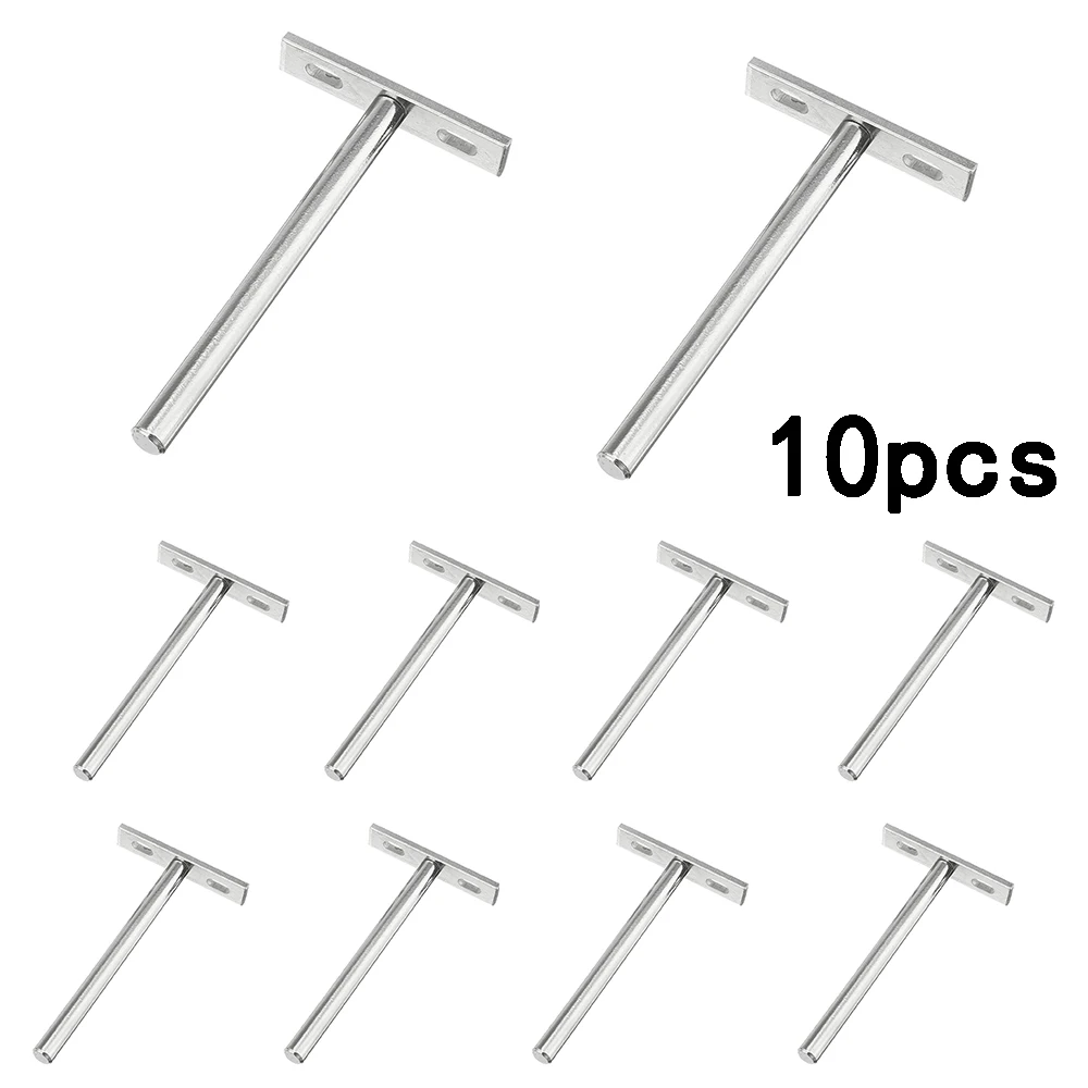 Heavy Duty Long Hidden/Invisible/Hidden Floating Shelf Support Brackets Oak Mantle Wood Scaffolding Shelf Wall Mounted Shelf Support Cross Brackets