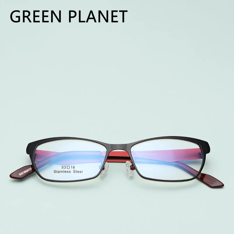 Женские металлические очки кадр черный Мода Круглый полный обод прозрачный