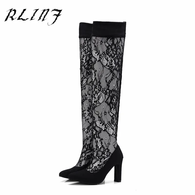 Da Calze In Nuovo Donna Autoreggenti Sopra Stivali Long Rlinf E Di 5jScLA34qR