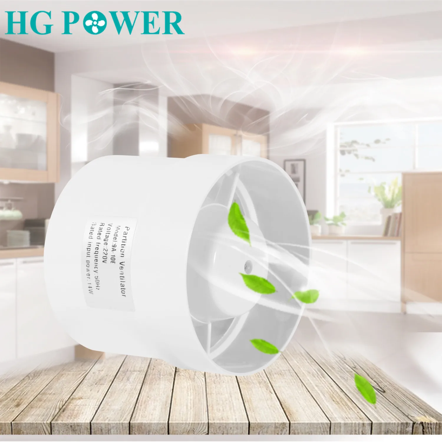 4/ 5/ 6 inch'' Ventilation Round Duct Booster Fan Exhaust Ventilator Air Vent for Window Wall Bathroom Toilet Kitchen Fan 220V