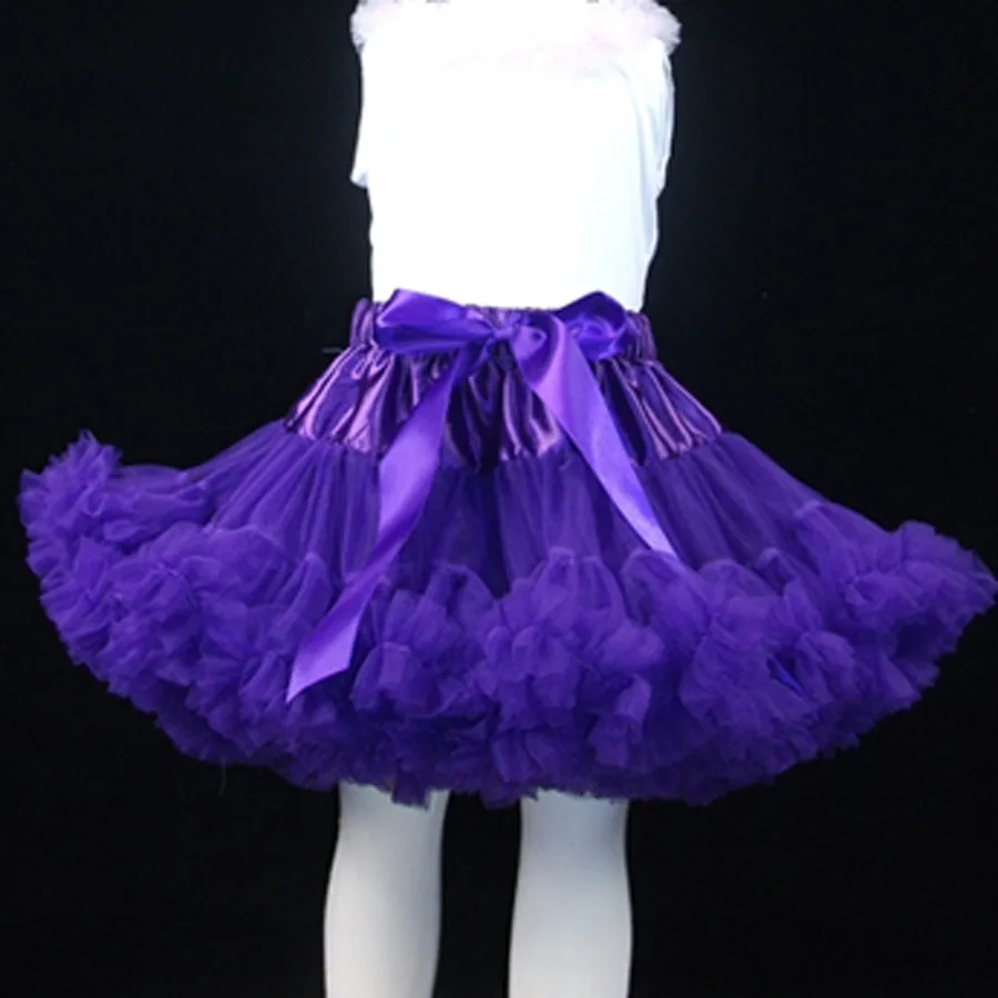 Детская юбка-пачка для девочек, темно-фиолетовая юбка-американка для девочек, пышная шифоновая юбка-пачка, одежда для девочек, юбка для мамы и дочки, акция