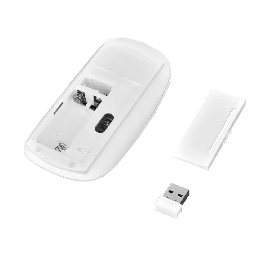 Ecosin2 Mosunx 2 4 GHz Беспроводная ультратонкая USB Мультисенсорная прокрутка мышь для Apple