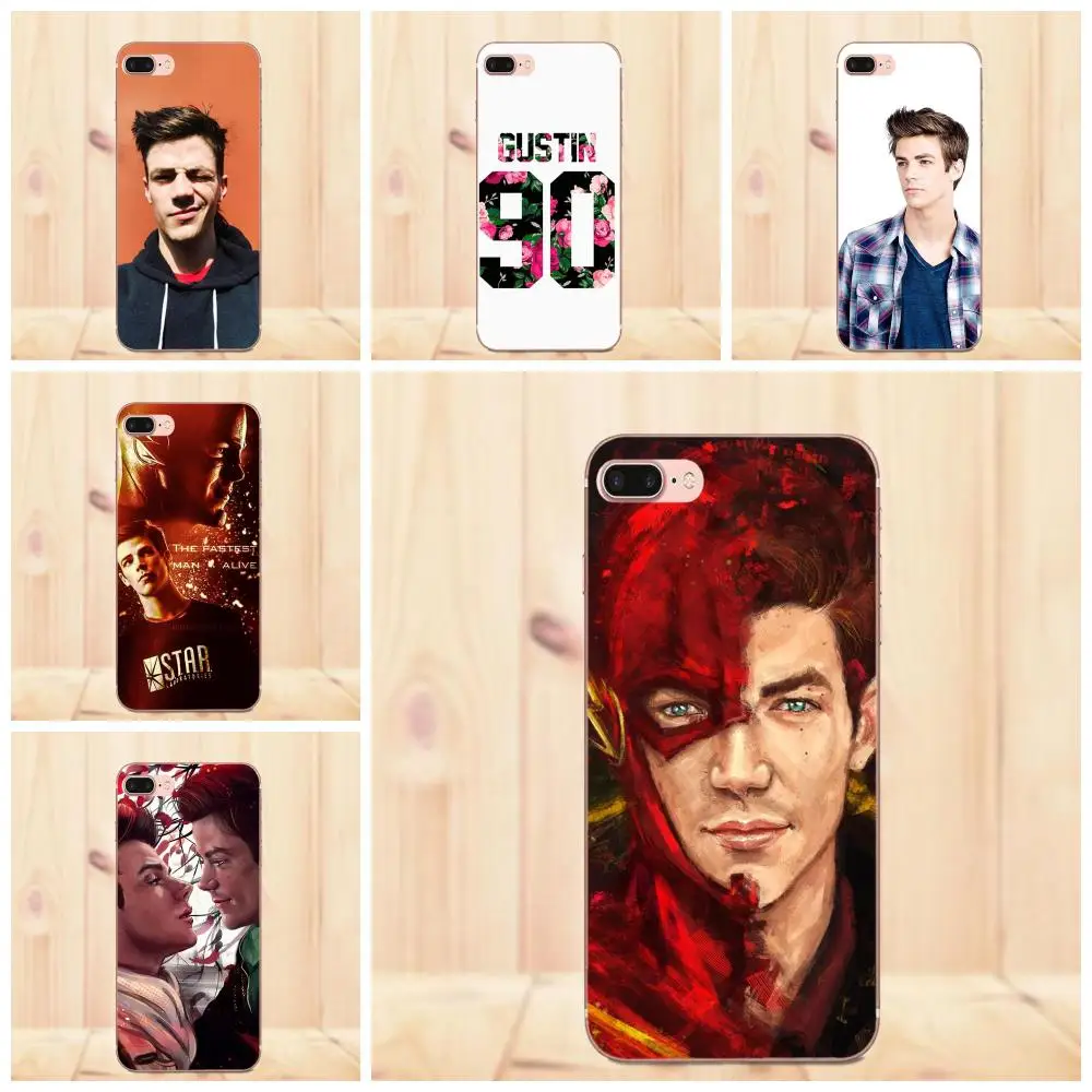 Maerknon Grant Gustin для Galaxy Alpha Core Prime Note 4 5 8 S3 S4 S5 S6 S7 S8 S9 mini edge Plus Мягкий ТПУ индивидуальный
