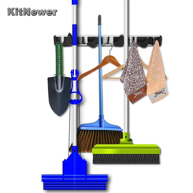 المطبخ جدار الخيالة الممسحة حامل فرشاة المكنسة الممسحة المنظم شماعات رف التخزين المشبك الذاتي لاصقة الحمام الجدار هوك المطبخ جدار الخيالة الممسحة حامل فرشاة المكنسة الممسحة المنظم شماعات رف التخزين المشبك الذاتي لاصقة الحمام الجدار هوك