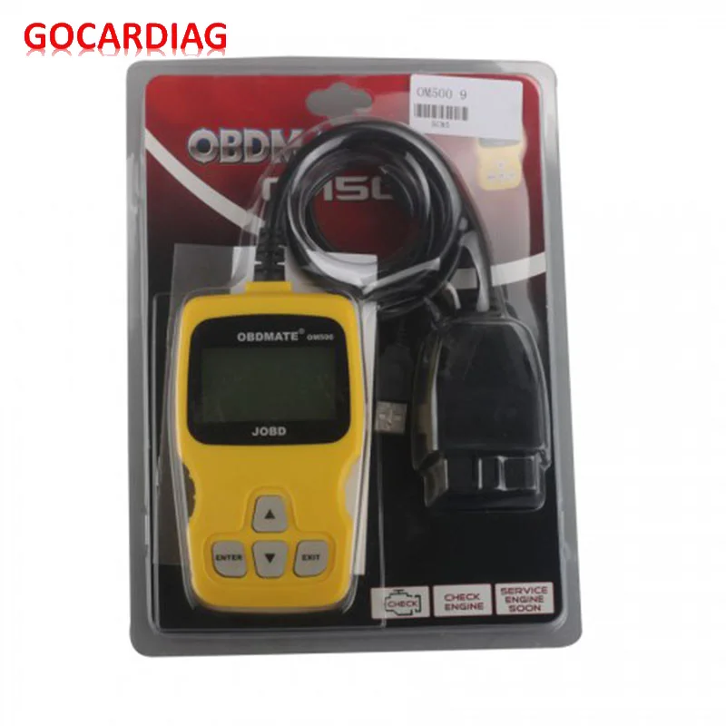 Новое поступление OBDMATE OM500 JOBD/OBDII/EOBD Code Reader OM 500 Высокое качество Авто сканер| |