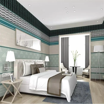 

Wallpapers photo Custom 3D Non-Woven Whole House Wallpaper Children Simple Pattern Home Decor For Kids Room Bedroom Living Room