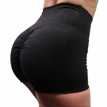 CHRLEISURE, однотонные спортивные шорты для женщин, с высокой талией, шорты для йоги, женские шорты для тренировок в тренажерном зале, для женщин, для бега, фитнеса, хип-лифта