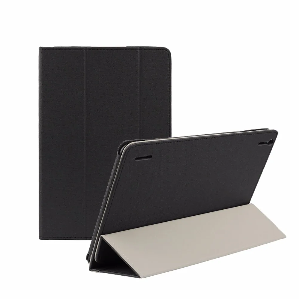 Нескользящий кожаный чехол-книжка с горизонтальной текстурой для CHUWI HI 9 Plus 10,8 дюйма с трехслойным держателем