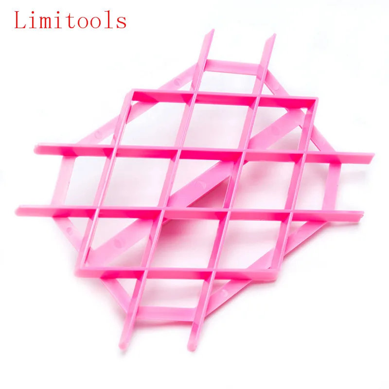 

Diamond Sugarpaste Gum Icing Baking Quilt Fondant Cake Raft Equipment Tool Embosser Cutter Icing Embosser Mould
