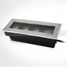 4*1 Вт светодиодный подземный свет IP67 утопленный напольный светильник DC12V или AC85-265V
