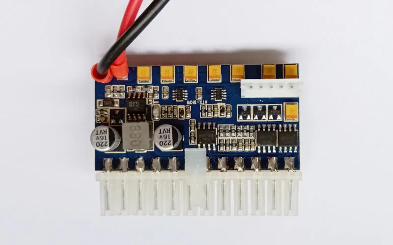 24pin DC ATX PSU 12 V العاصمة المدخلات 160 W الذروة مفتاح الطاقة DC-DC ATX بيكو PSU البسيطة ITX PC الطاقة الكهربائي للكمبيوتر