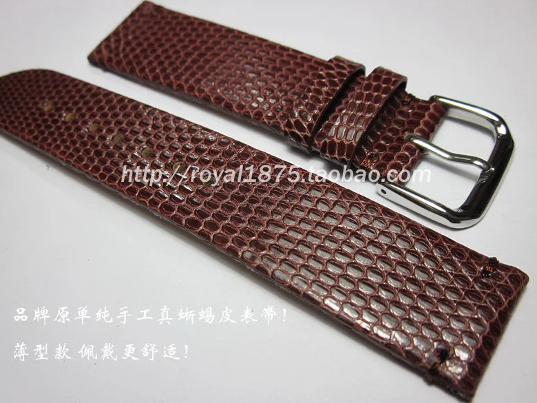 Upscale Lizard skin 20mm Men Women Handmade Leather VINTAGE Black Brown black Wrist Watch Band Strap Belt Silver Polished Buckle Upscale Lizard skin 20mm Men Women Handmade Leather VINTAGE Black Brown black Wrist Watch Band Strap Belt Silver Polished Buckle