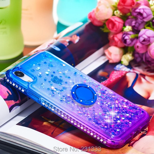 C ku для Iphone X XS MAX XR 8 7 PLUS 6 6S 5 5S SE мягкий чехол из ТПУ с жидким блестящим бриллиантом и