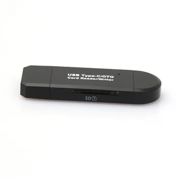 

USB-C Type C/USB 2.0/Micro USB/OTG TF SD MMC Card Reader for Phone Macbook 4.3