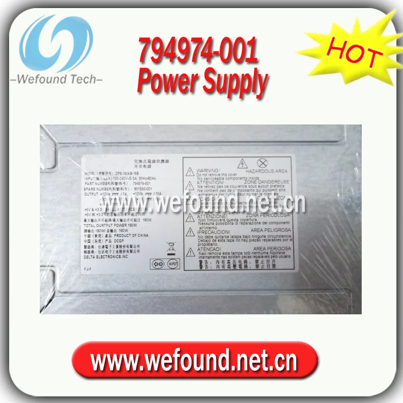 

Good working! 794974-001 801550-001 Power supply, 180W, G3, with mini SATA connecter, for HP Prodesk 400 G3