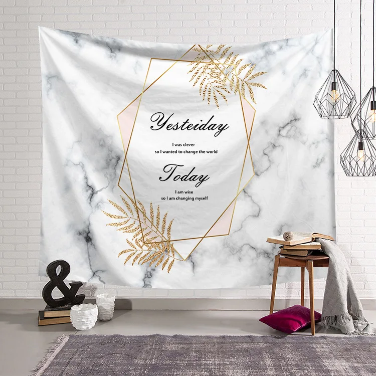 

Marble Wallpaper Pattern Home Decor Mandala Tapestry Beach Mat Throw Yoga Rug Wall Hanging Art Crafts Dormitory Tapestries
