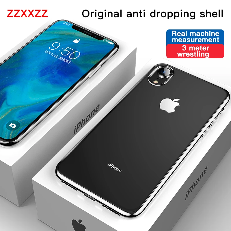 Zzxxzz применимо к Iphone XR ультра-тонкий силиконовый 6 1-дюймовый все включено