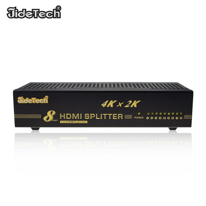 

8 Port 4K HDMI Splitter Case 1 in 8 out Support 3D HDMI Distributor Duplicator For PS3 PS4 PC DV screen replicator/switcher