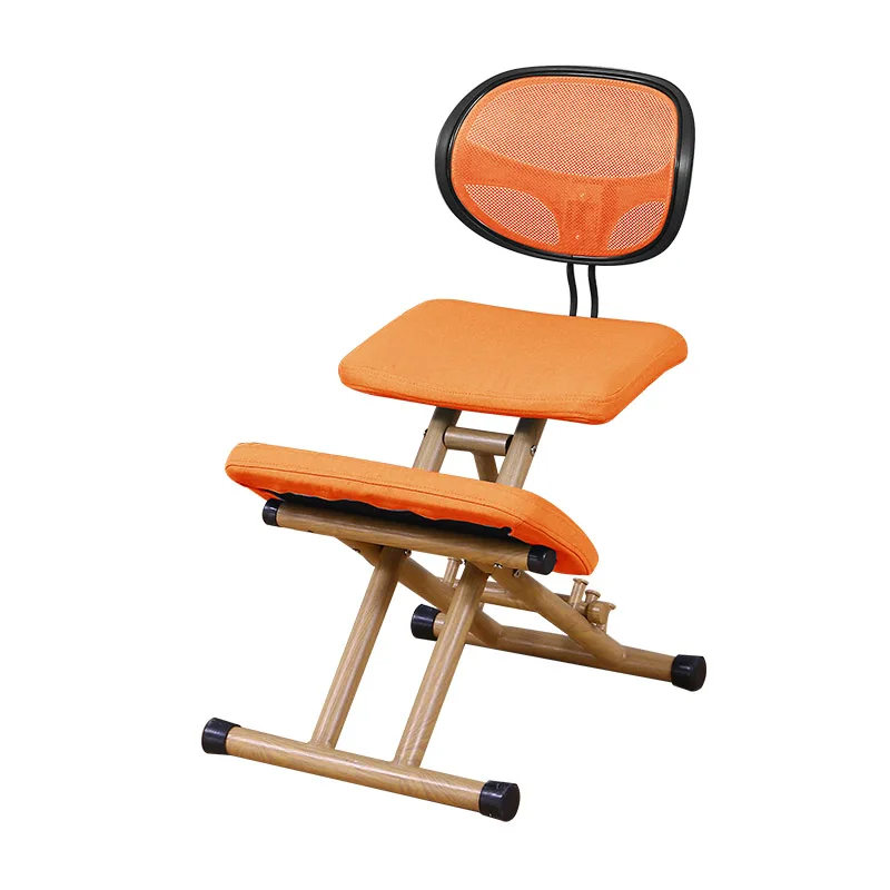 Adjustable Kneeling Chairs Ergonomic Kneel Chair Adjustable Stool for Home and Office Kneeling Computer Chair with Backrest