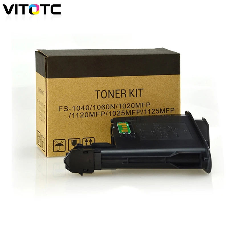 Tk-1110 Tk-1112 Tk-1114 Tk-1120 Tk-1122 Tk-1124 Toner Cartridge For Kyocera  Fs1040 1060 1020 1120mfp 1060dn With Cartridge Chips - Toner Cartridges -  AliExpress