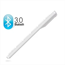 Bluetooth Rechargeable Ultra-thin Wireless Keyboard work mobile, tablet PC, laptop,notebook computer Free Shipping