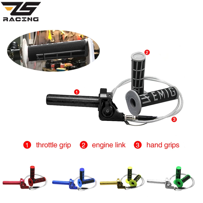 ZS Racing 22 мм ZSDTRP рукоятка для дроссельной заслонки мотоцикла быстрая закрутка
