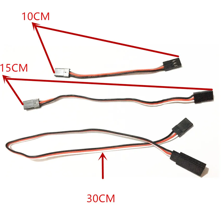 5 шт./лот 100 мм 15 300 RC Servo удлинитель Кабель Провод для автомобиля вертолета|Детали и