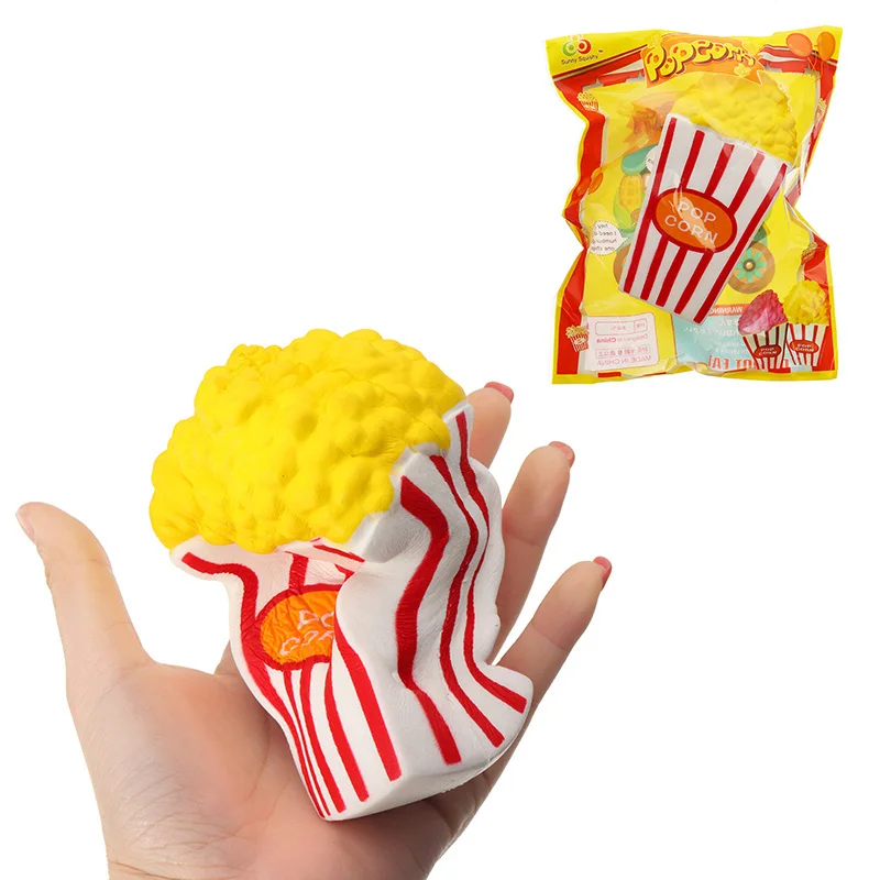 

Sunny Popcorn for Squishy 15CM Slow Rising With Packaging Cute Jumbo Soft Squeeze Strap Scented Toy