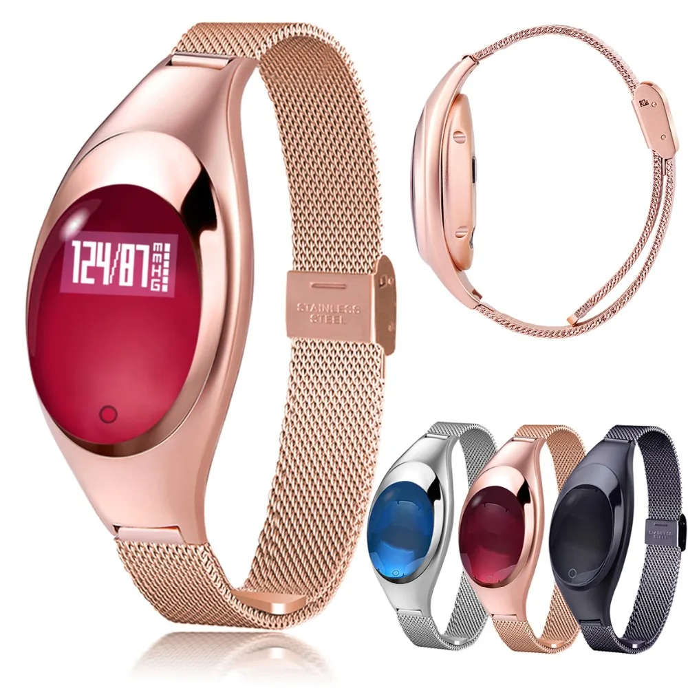 Smart Wristband Women Fitness Tracker Blood Pressure Oxygen Heart Rate Monitor Smart Bracelet Band Jewelry For