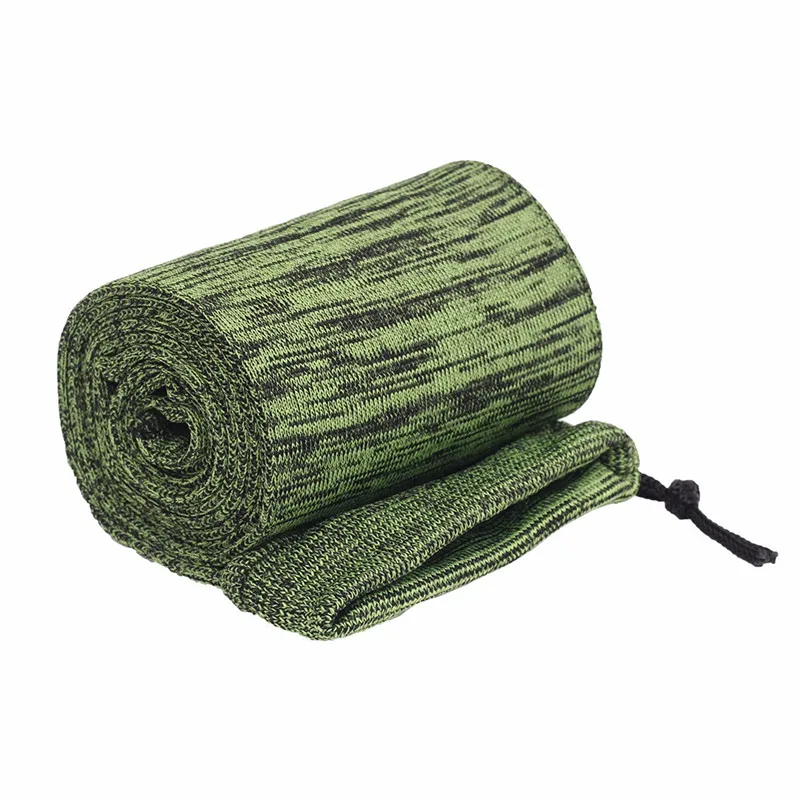 Silicone Treated Gun Sock Polyester Rifle Shotgun Fishing Rod Sock Protection Cover Bag Case Tactical Hunting Shotgun Cover Case36