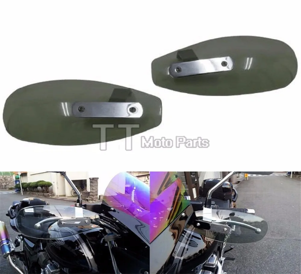 

new  Universal motorcycle wind shield handle hand guard ABS motocross transparent handguard FOR BMW F650GS F800GS F800R F700GS